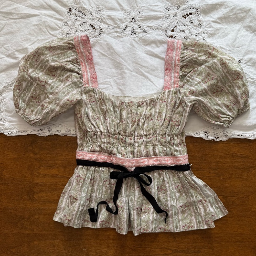 Lug Von Siga Monica Green Blouse